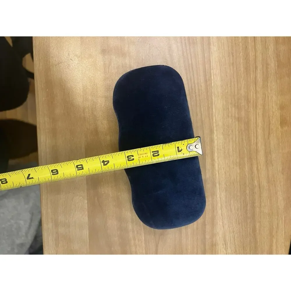 Gucci Navy Blue Velvet Sunglasses Case Red Interior Authentic